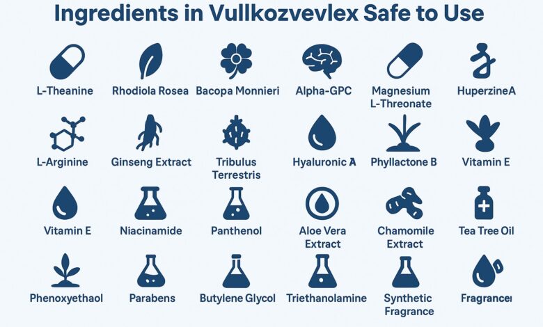 Ingredients in Vullkozvelex Safe to Use