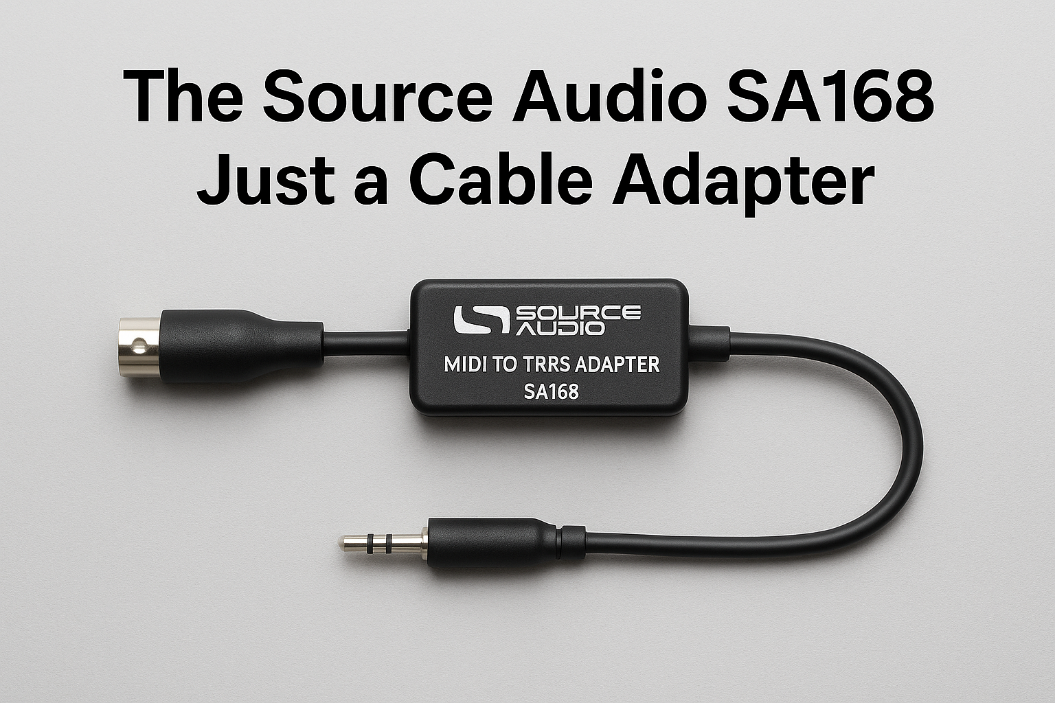 The Source Audio SA168 Just a Cable Adapter