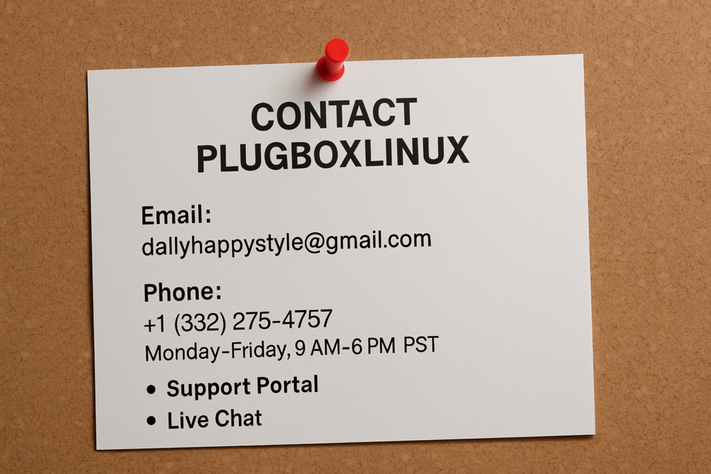 Contact PlugboxLinux